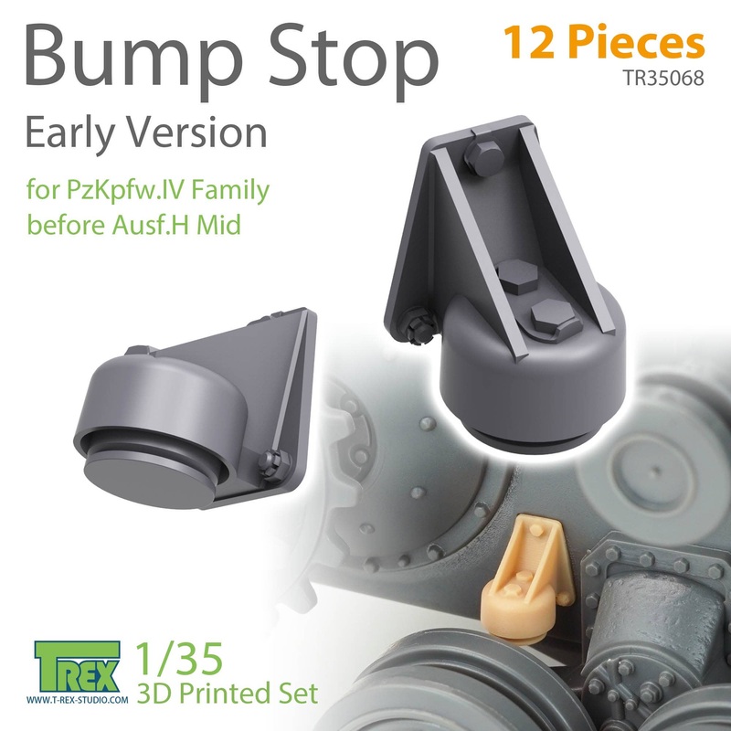 1/35 WW.II German Panzer IV H type Medium-term Bump Stopper Early type