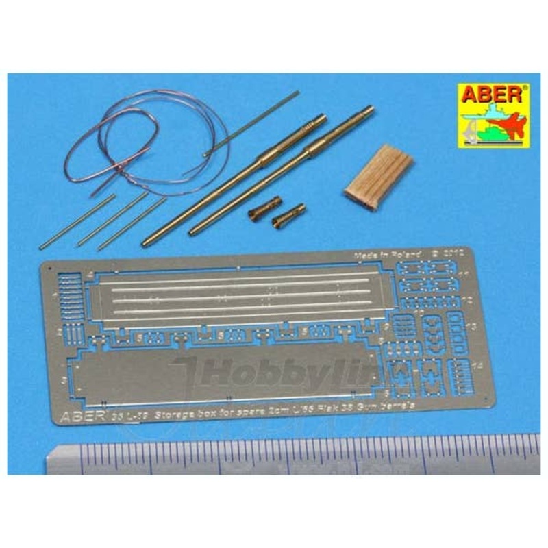 1/35 2cm L/65 Gun Barrel for Flak 38 w/storage Box