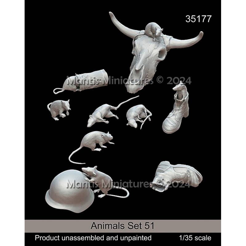 1/35 Animal Set 51 Trench Rat