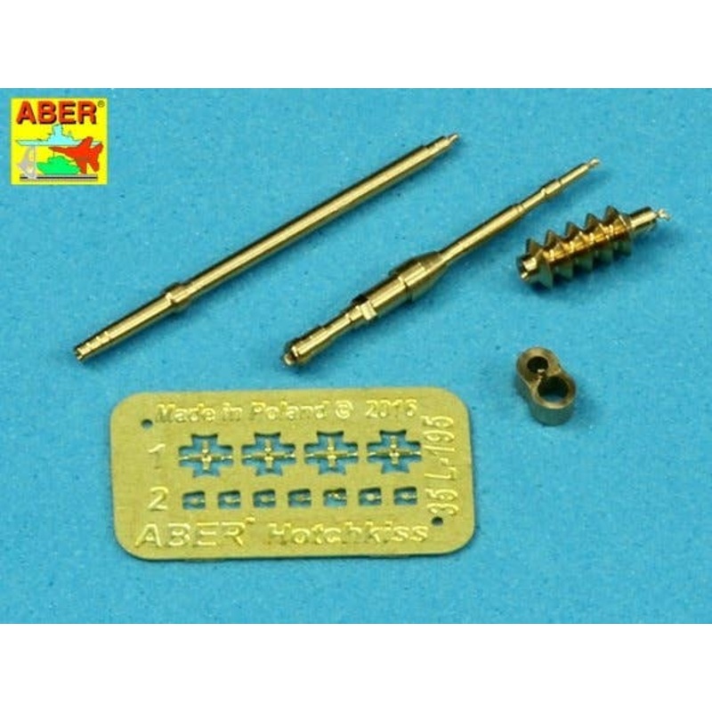 1/35 Barrel for MG 8mm Hotchkiss Mle 1914 for Renault FT 17 & St.Chamond WWI tanks (Universal Set)