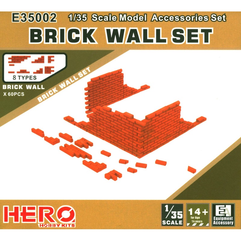 1/35 Brick Walls Set