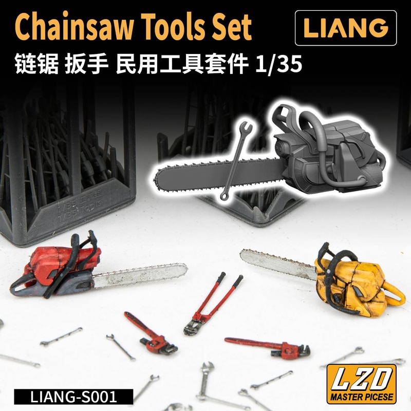 1/35 Chainsaw Tools Set
