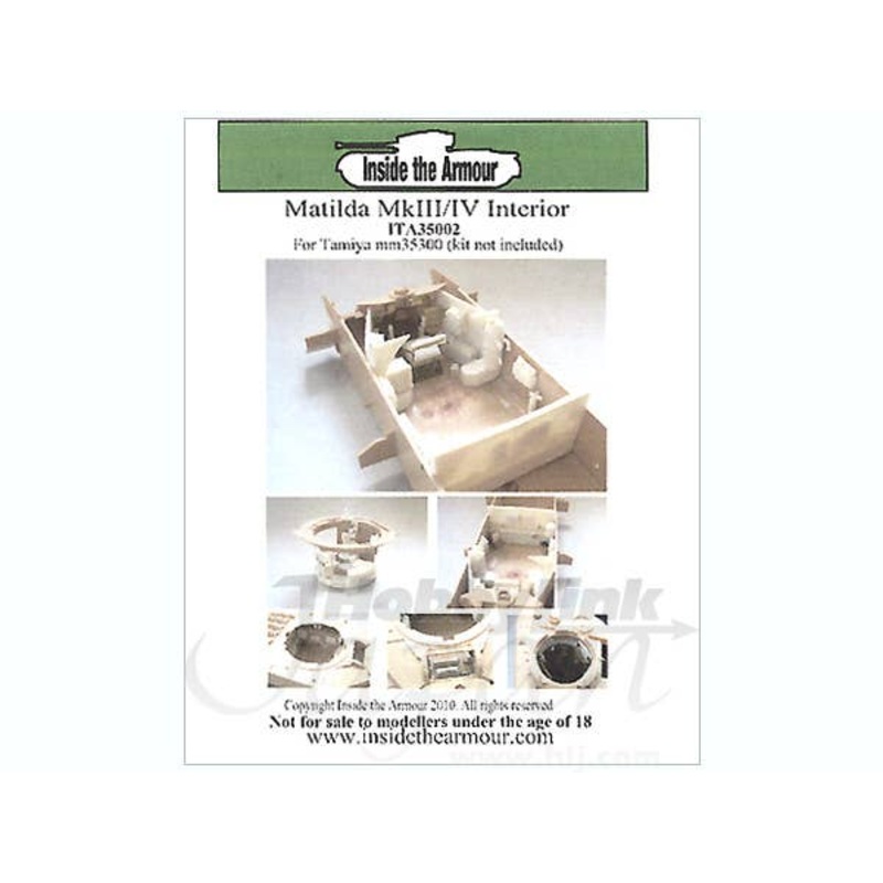 1/35 Matilda Mk.III/IV Interior (for Tamiya)