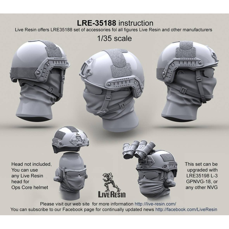 1/35 Ops Core Helmets