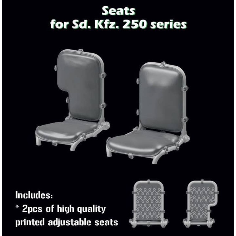 1/35 Seats for Sd.Kfz. 250