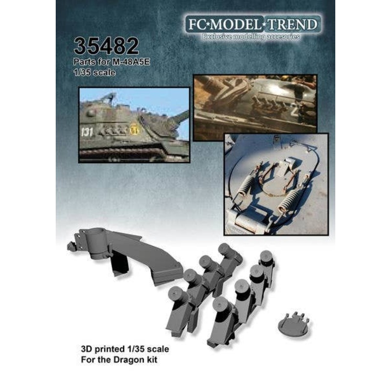 1/35 Smoke Discharge Set for M48 Patton