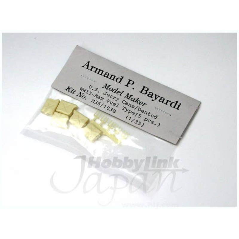 1/35 US Jerry Cans Dented, WWII--Vietnam Fuel Type (5pcs)
