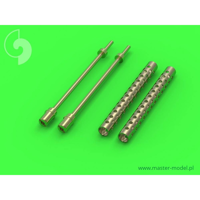 1/35 WWII / Current Use America Browning M1919 .30 Caliber Machine Gun 1 Piece / Cylindrical Muzzle (Late Type) Barrel (2 Pieces)