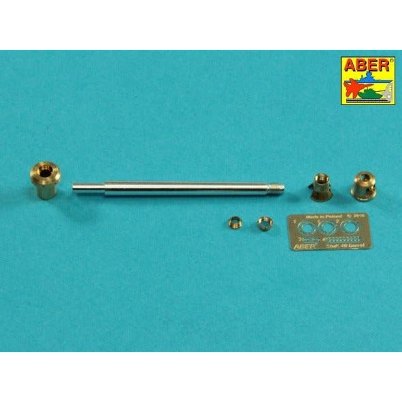 1/35 German StuK.40 L/48 7.5cm Barrel with Early Model Muzzle Brake for StuG.III Ausf.F/8 and StuG.III Ausf.G Early (For Tamiya, Dragon)