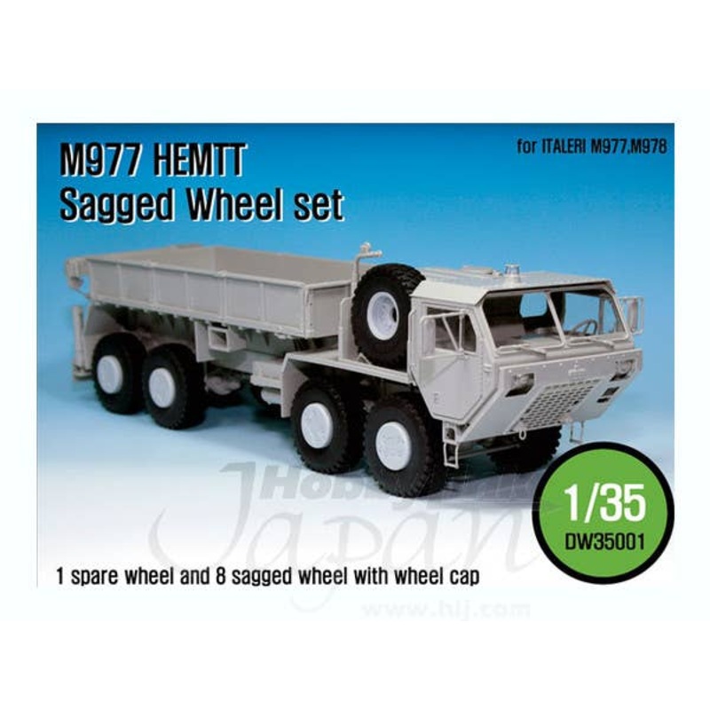 1/35 HEMMT Sagged Wheel Set (Italeri)