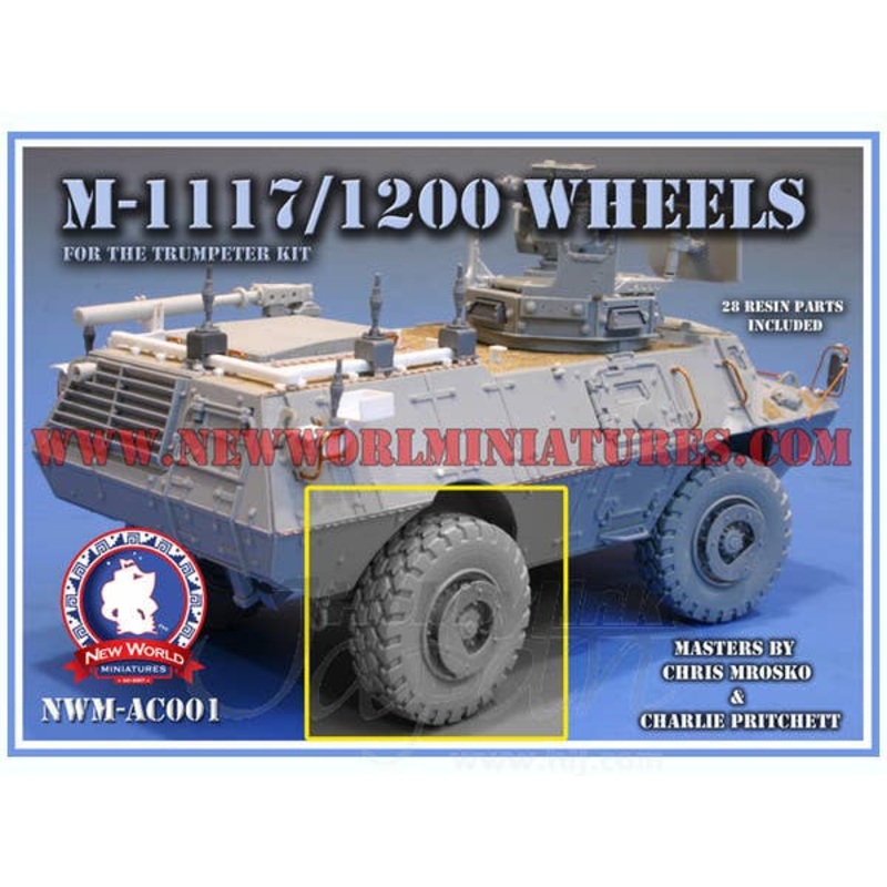 1/35 M-1117/1200 Wheels (for Trumpeter)