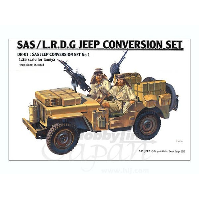 1/35 SAS/L.R.D.G. Jeep Conversion Set #1 (for Tamiya)