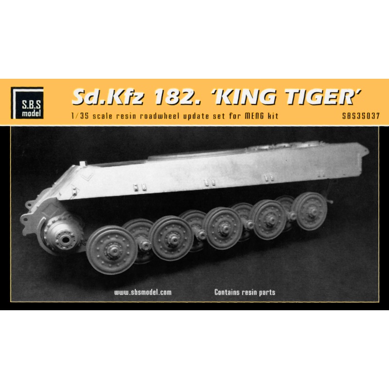 1/35 Sd.Kfz 182. King Tiger Roadwheel Set (for MENG Model)