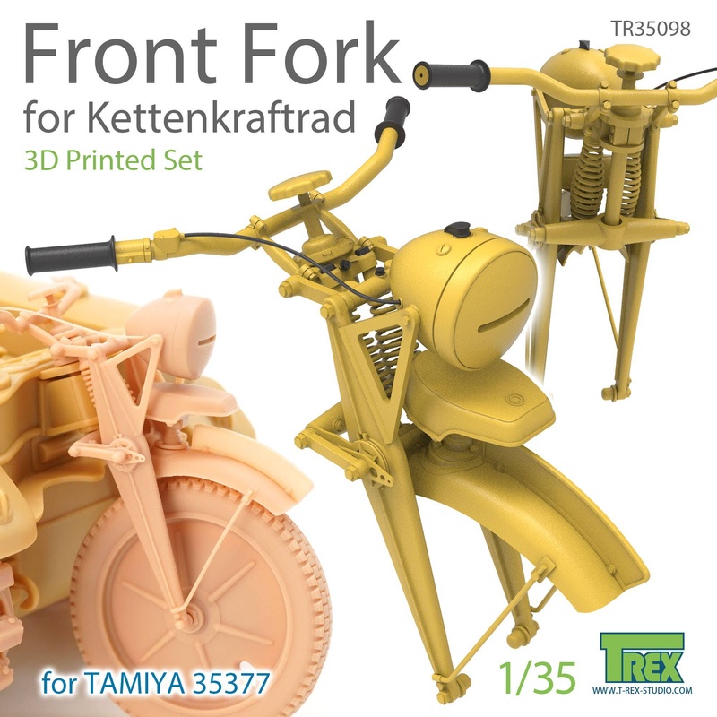 1/35 WW.II German Kettenkrad Front Fork Set (for Tamiya)