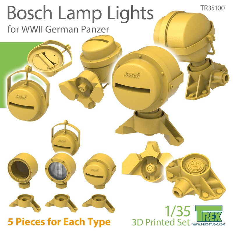 1/35 WW.II German Military Vehicle Bosch Light Set
