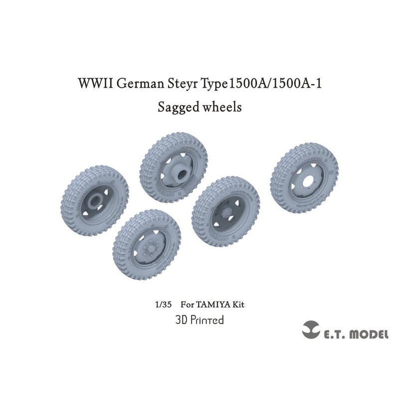 1/35 WWII German Steyr 1500A / 1500A-1 Sagged wheels