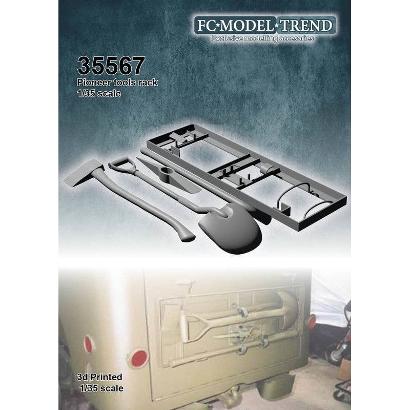 1/35 WWII US Army Pioneer Tool Rack