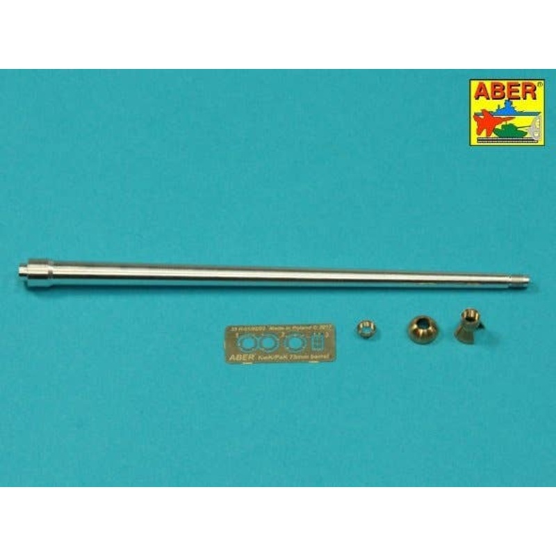 1/35 7.5cm Gun Barrel with Single Baffle Muzzle Brake for German Tank Tiger I, Ausf.H2 (For Dragon)