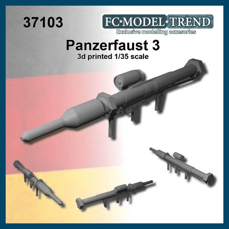1/35 Current Use German Panzerfaust 3 Handheld Anti-Tank Rocket