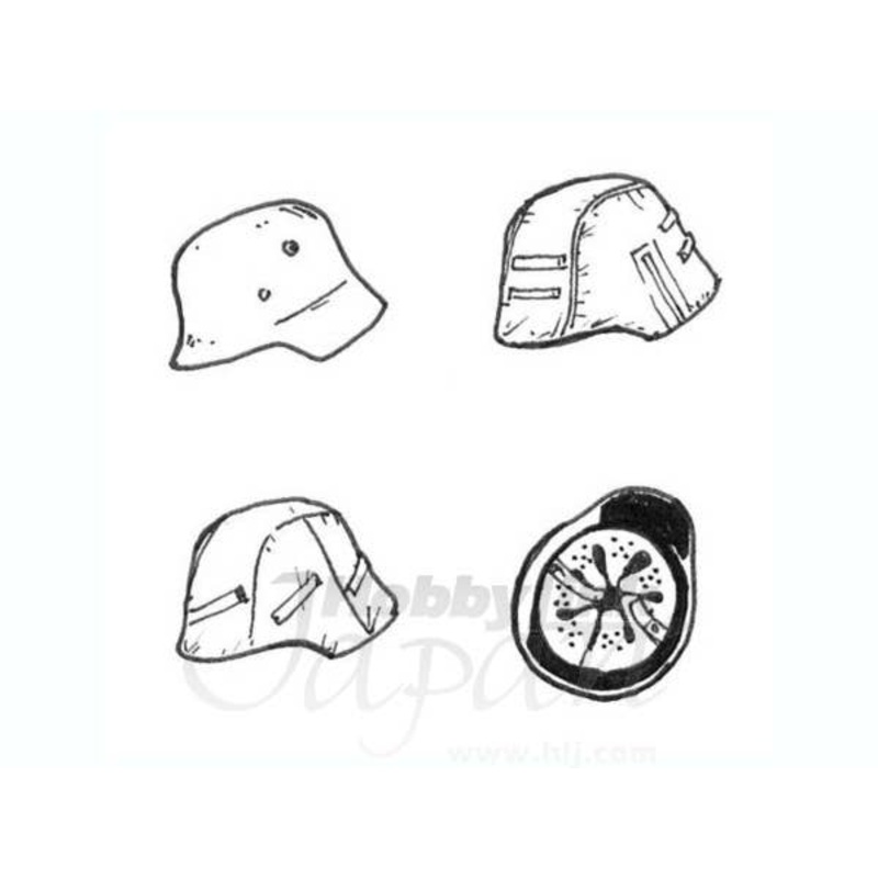 1/35 German WWII Helmets (6pcs)