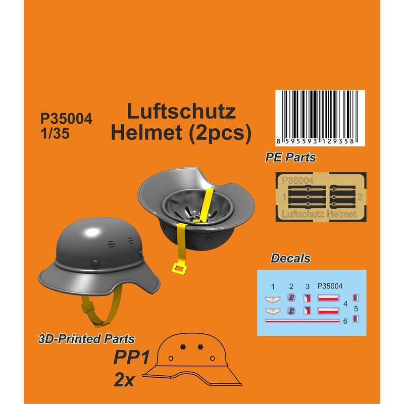 1/35 Luftschutz Helmet (2pcs)