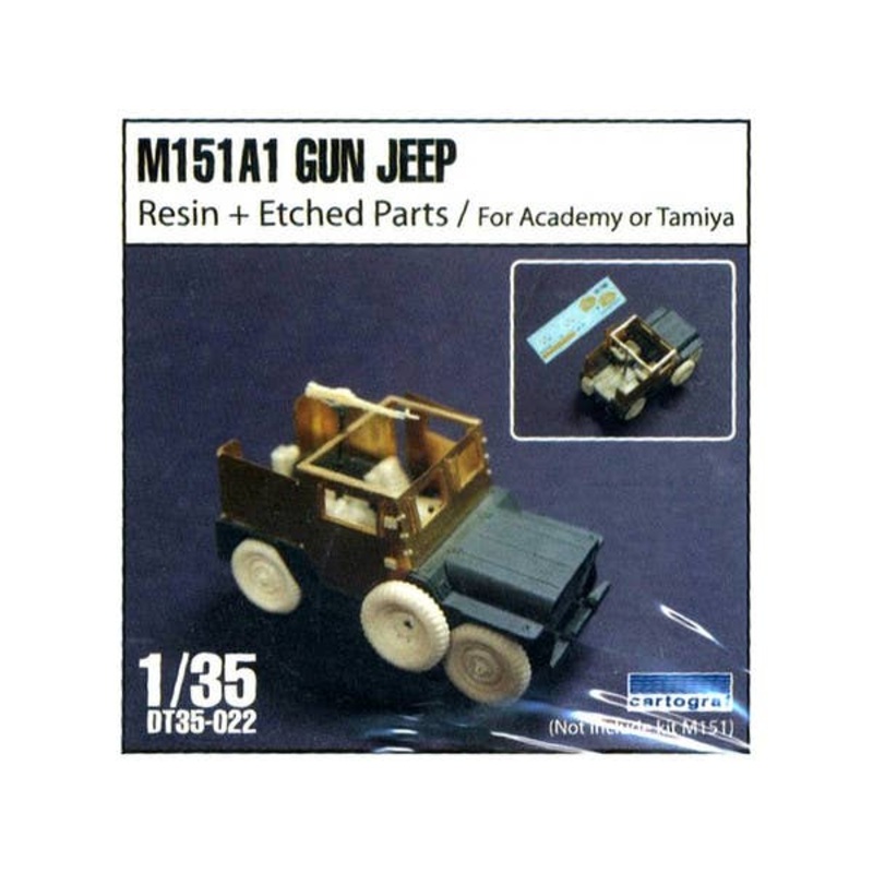 1/35 M151A1 Gun Jeep Conversion Kit (for Tamiya/Academy)