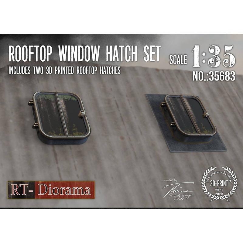 1/35 Rooftop Window Hatch Set