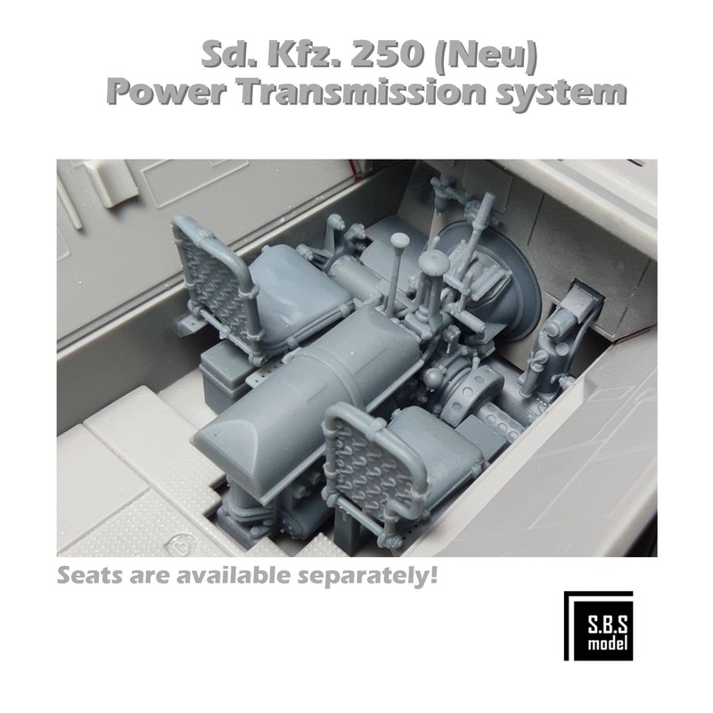 1/35 Sd.Kfz. 250 (Neu) Power transmission system