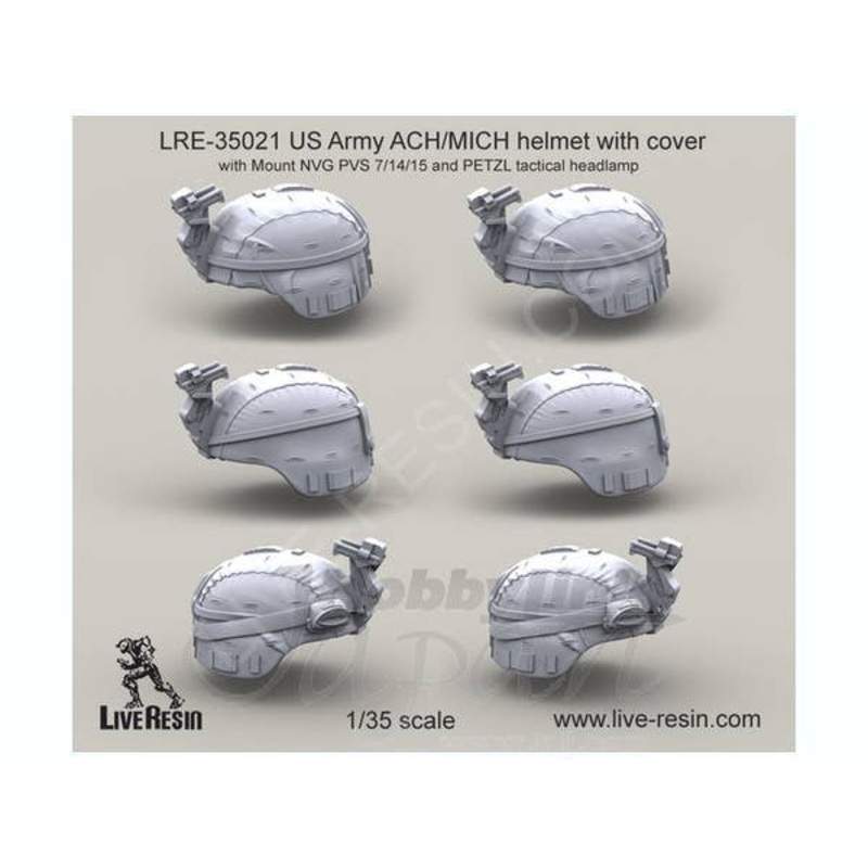1/35 US Army ACH/MICH Helmet with Cover 3