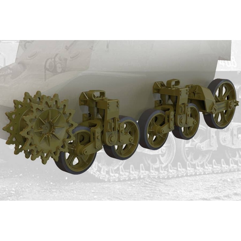 1/35 US Light Tank M3A1 (Late)/M3A3 Suspension Set