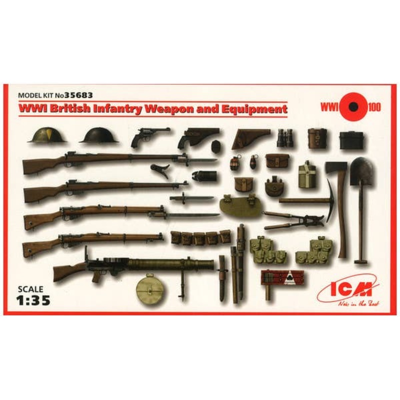 1/35 WWI British Infantry Weapon & Equipment