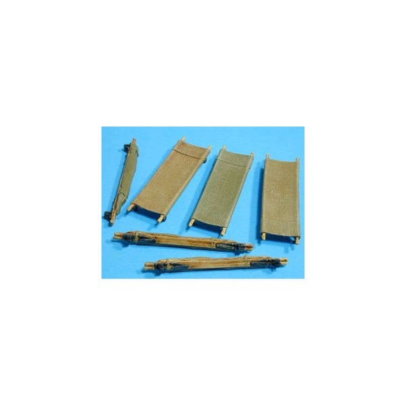 1/35 WWII British Stretcher Set (3 opened, 3 closed)