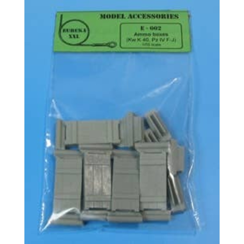 1/35 WWII Germany 7.5cm KwK40/StuK40 L/43 & 48 Ammunition Box #1 (5pcs Set)