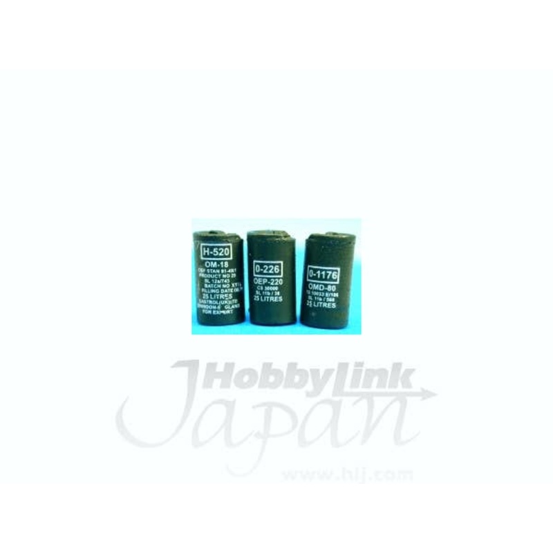 1/35 British 5 Gallon Round Oil Drums w/Decals