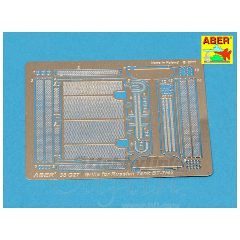 1/35 Grilles for Russian Tank BT-7 or BT-42 (for Tamiya)