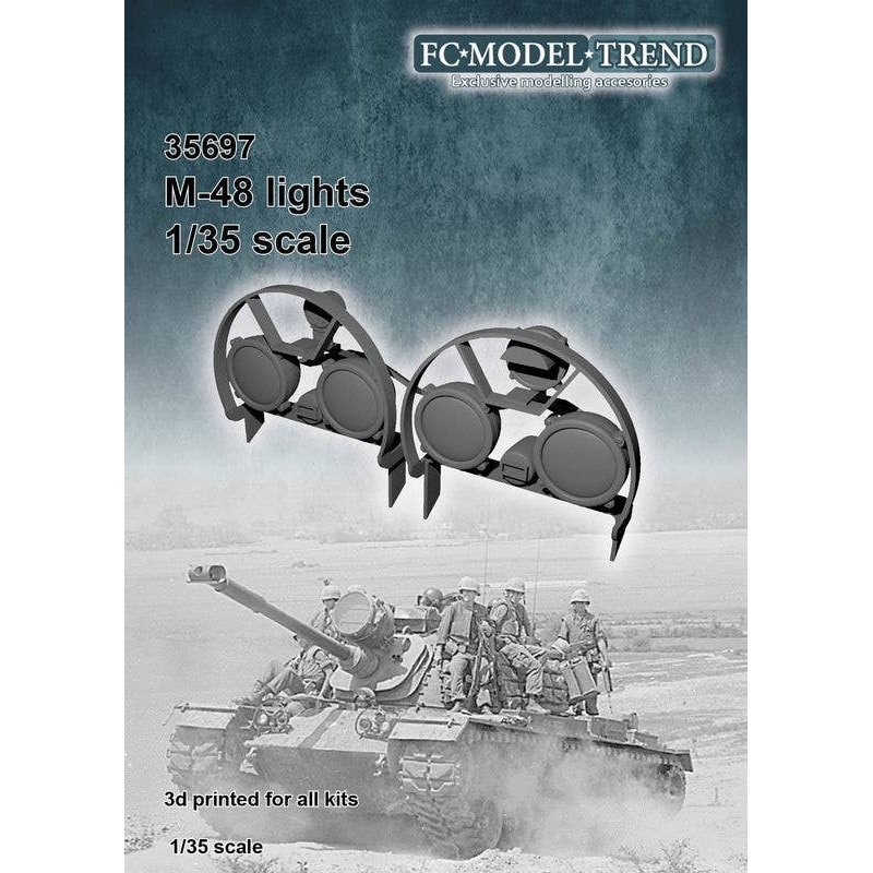 1/35 M-48 Patton front lights