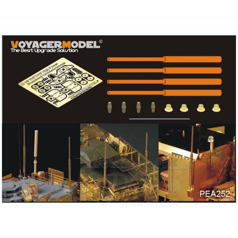 1/35 Modern US VHF/UHF High Power Broadband Vehicle Antenna (4pcs)