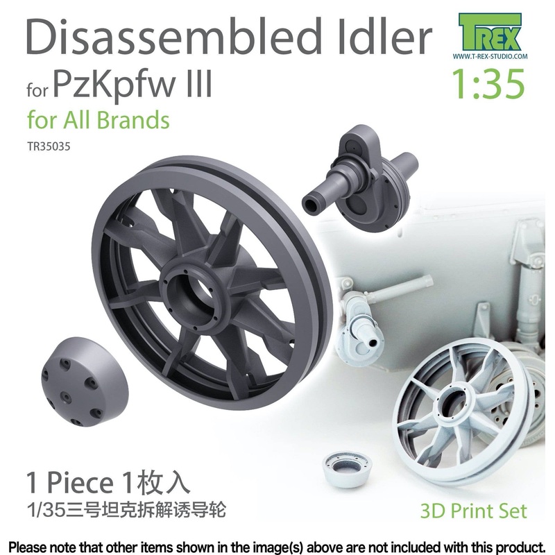 1/35 Panzer III Body Guidance Wheel Maintenance Disassembly Reproduction Set