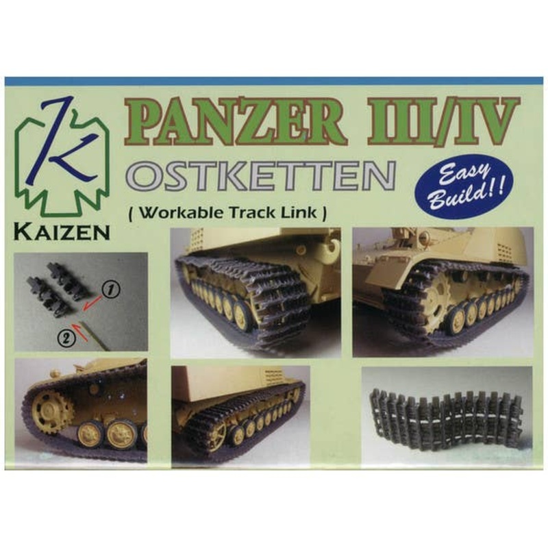 1/35 Panzer III / IV Ostketten 40cm Light Weight Type Workable Track Link