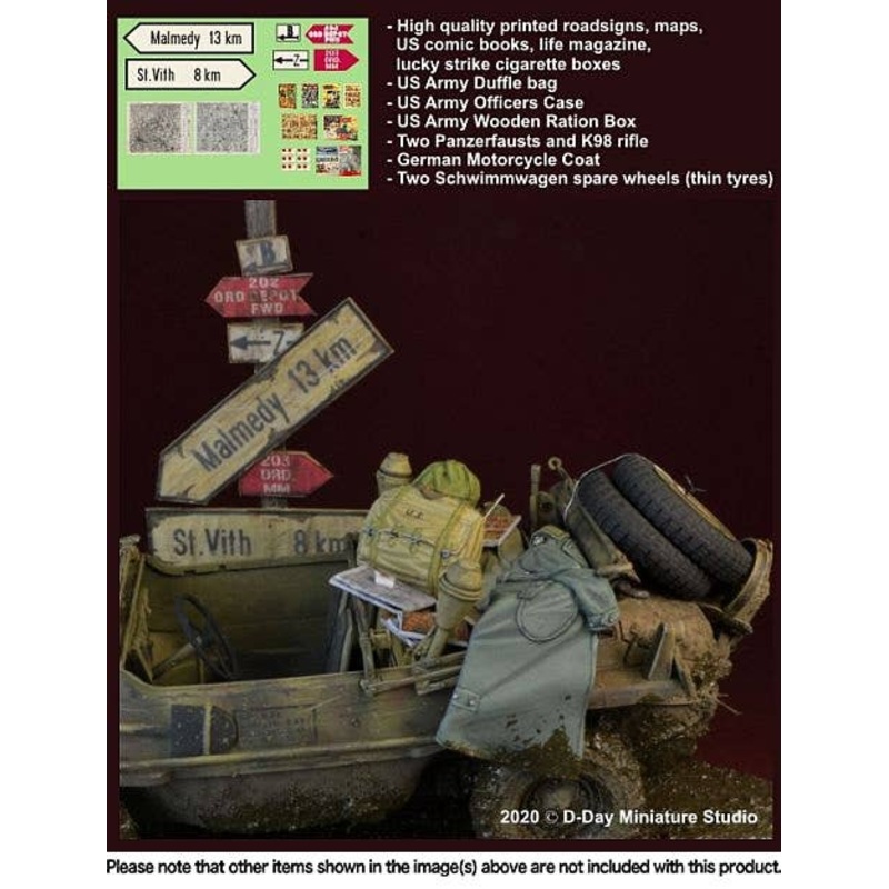 1/35 Schwimmwagen Accessories Set, Ardennes 1944