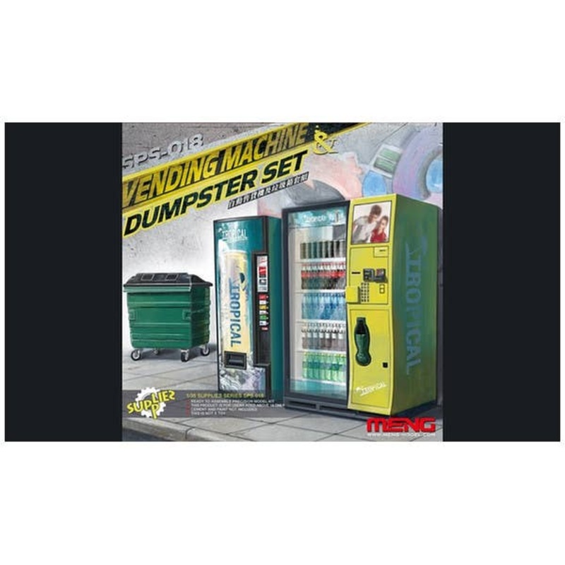 1/35 Vending Machine & Waste Container
