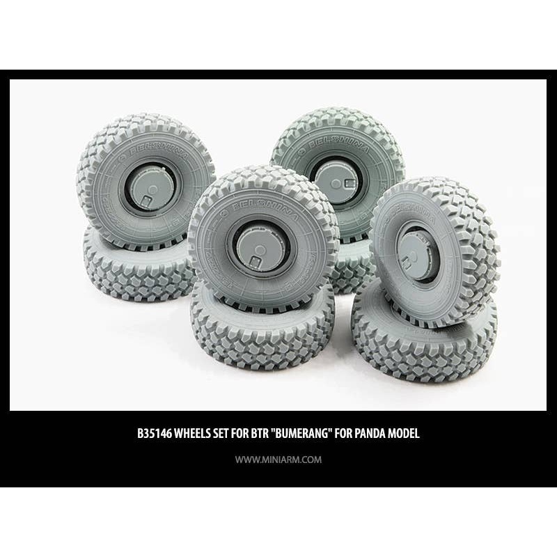 1/35 Wheels Set for BTR Bumerang (for Panda Hobby)