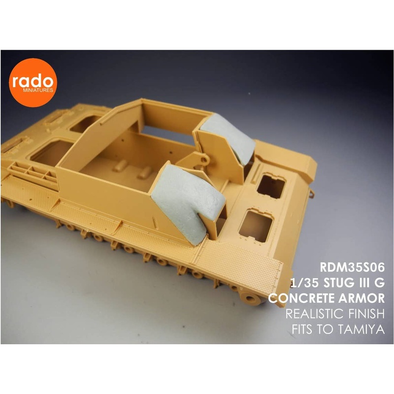 1/35 WWII German StuG III Concrete Armor Set for G Type (2 Types for Tamiya)