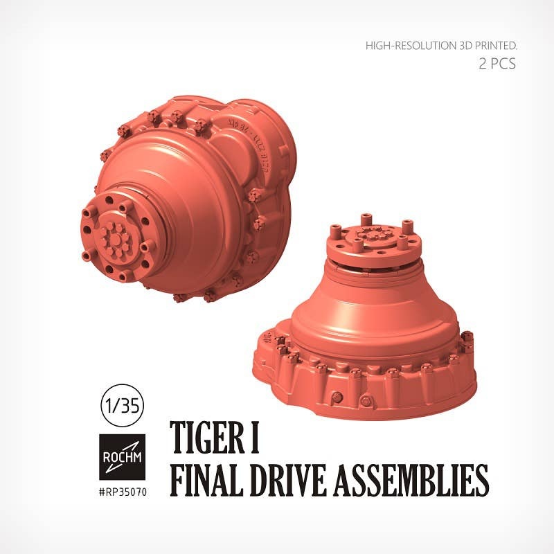 1/35 WWII German Tiger I Heavy Tank Final Reducer Case