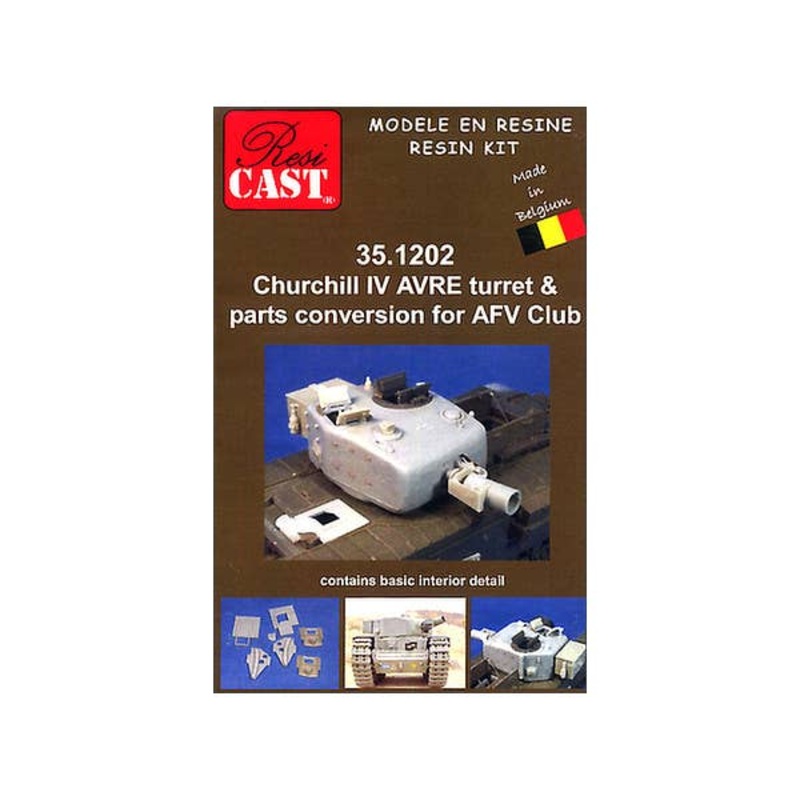 1/35 Churchill IV AVRE Turret & Parts Conversion for AF