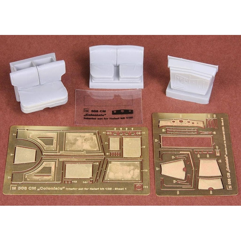 1/35 Fiat 508 CM Coloniale Interior Set (for Tamiya, Italeri)