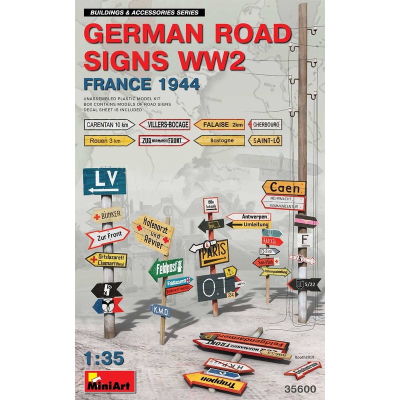 1/35 German Road Signs WW2 (France 1944)