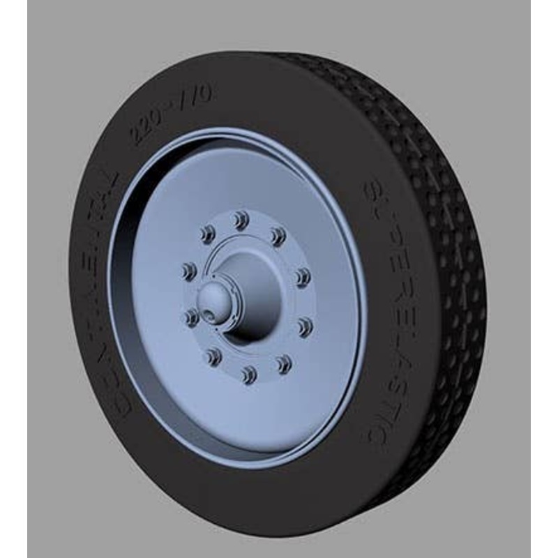 1/35 Germany 12 Ton Sd.kfz.8 Solid Tire Wheel