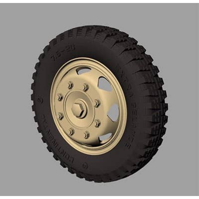 1/35 Germany Opel Blitz Early Model Tire Wheel (for Rough Terrain)