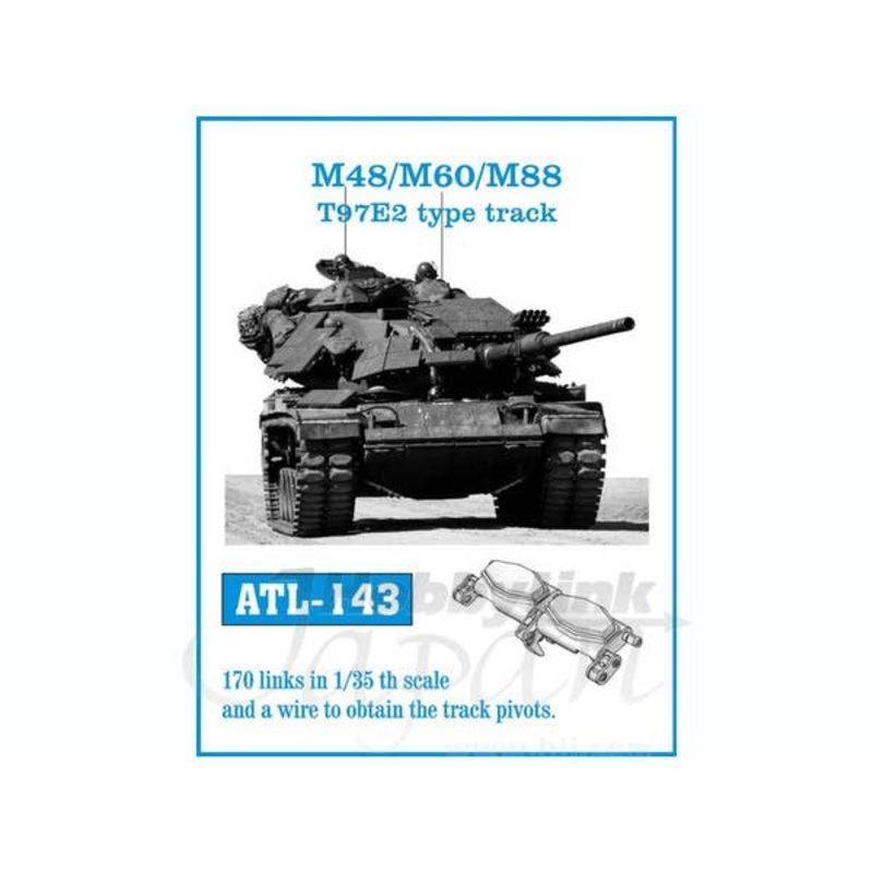 1/35 M48 / M60 / M88 T97E2 Type Track